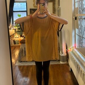 We the Free Oversized Mustard Yellow T-Shirt Large